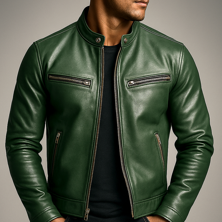 JAVIER - CHAQUETA DE CUERO VINTAGE