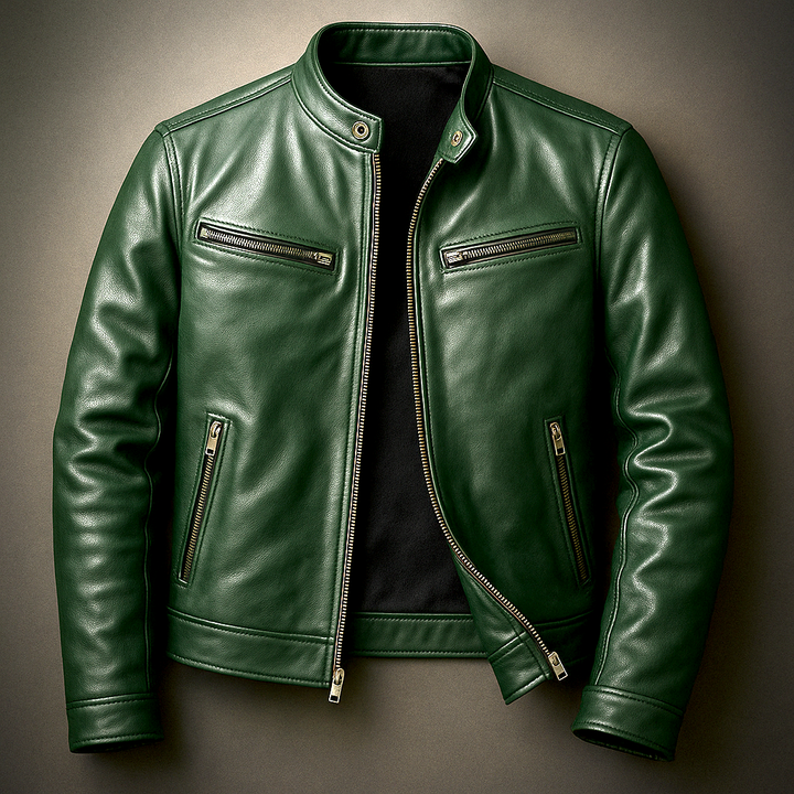 JAVIER - CHAQUETA DE CUERO VINTAGE