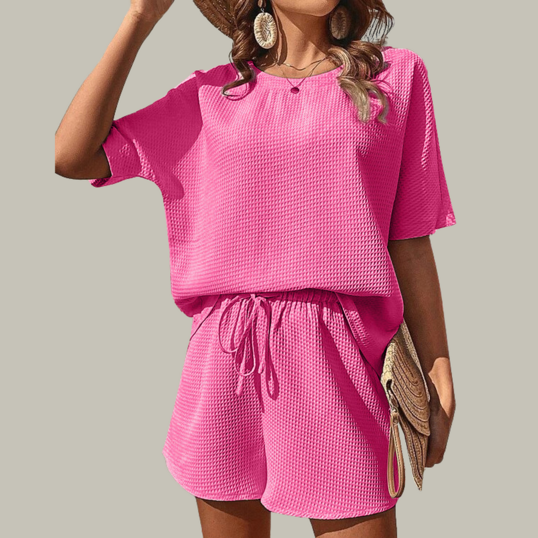 INDIA - CONJUNTO DE VERANO CÓMODO Y ELEGANTE