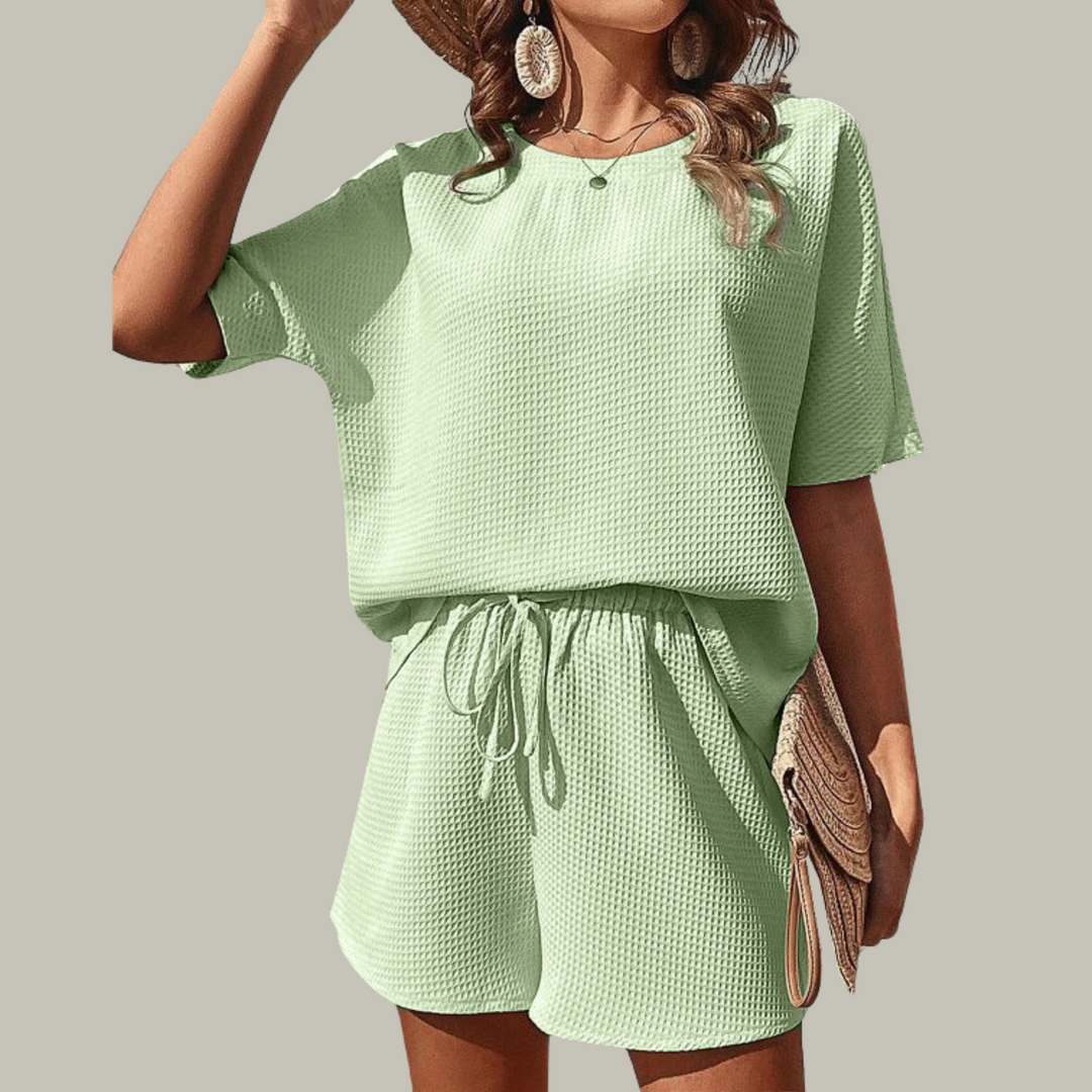 INDIA - CONJUNTO DE VERANO CÓMODO Y ELEGANTE