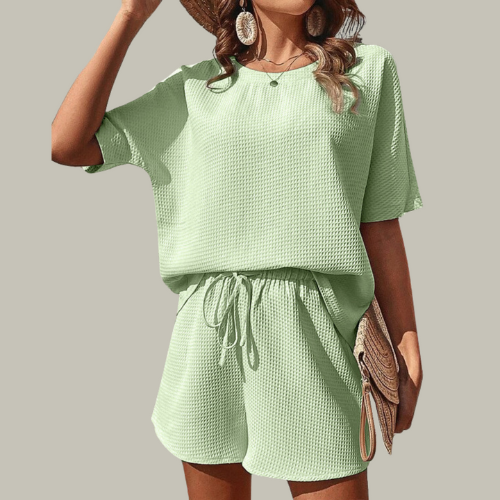 INDIA - CONJUNTO DE VERANO CÓMODO Y ELEGANTE