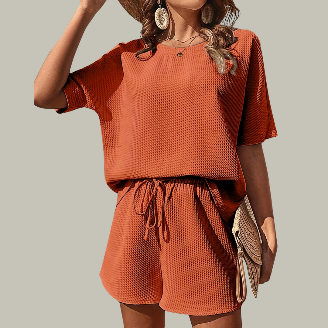 INDIA - CONJUNTO DE VERANO CÓMODO Y ELEGANTE