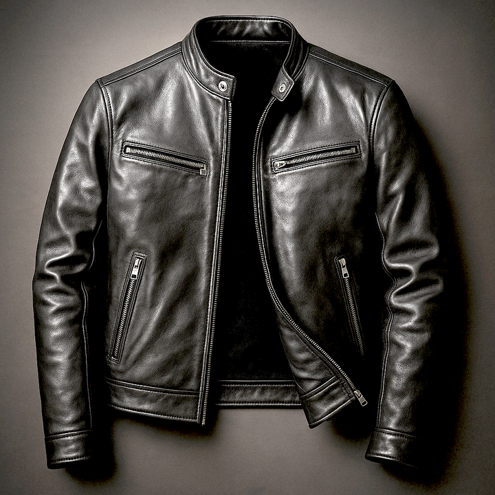 JAVIER - CHAQUETA DE CUERO VINTAGE