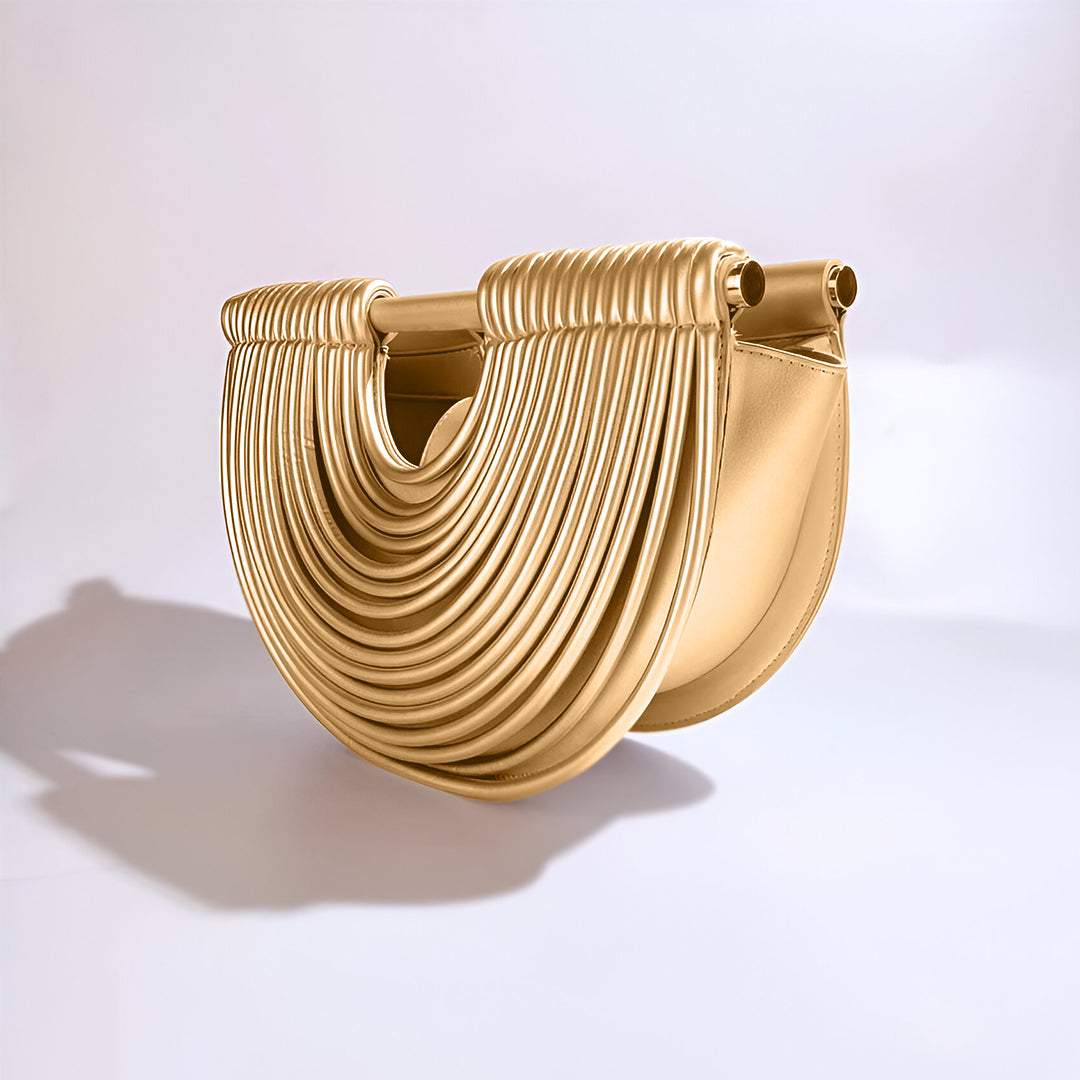 IRENE - BOLSO ESCULTURAL METÁLICO