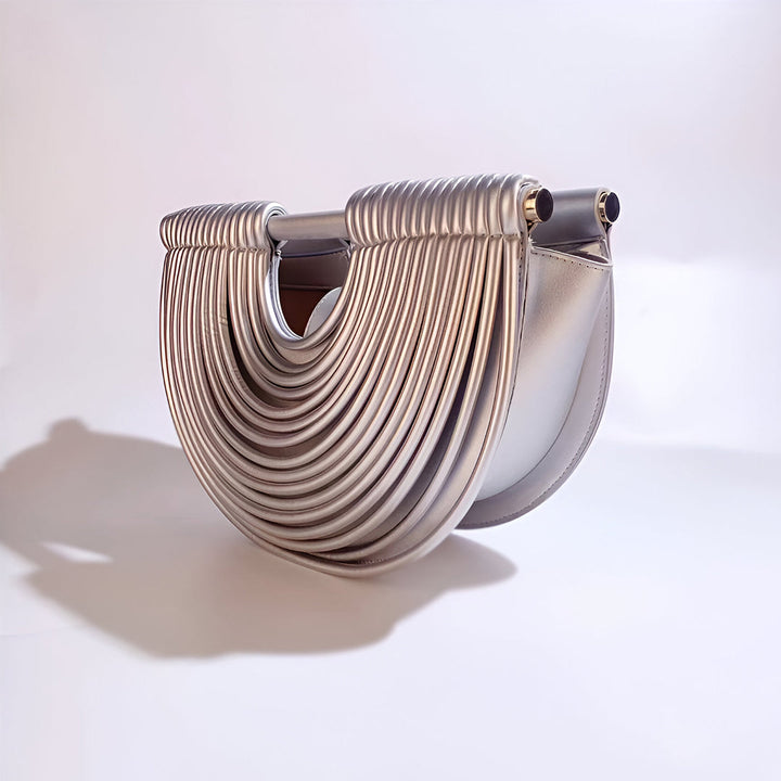 IRENE - BOLSO ESCULTURAL METÁLICO