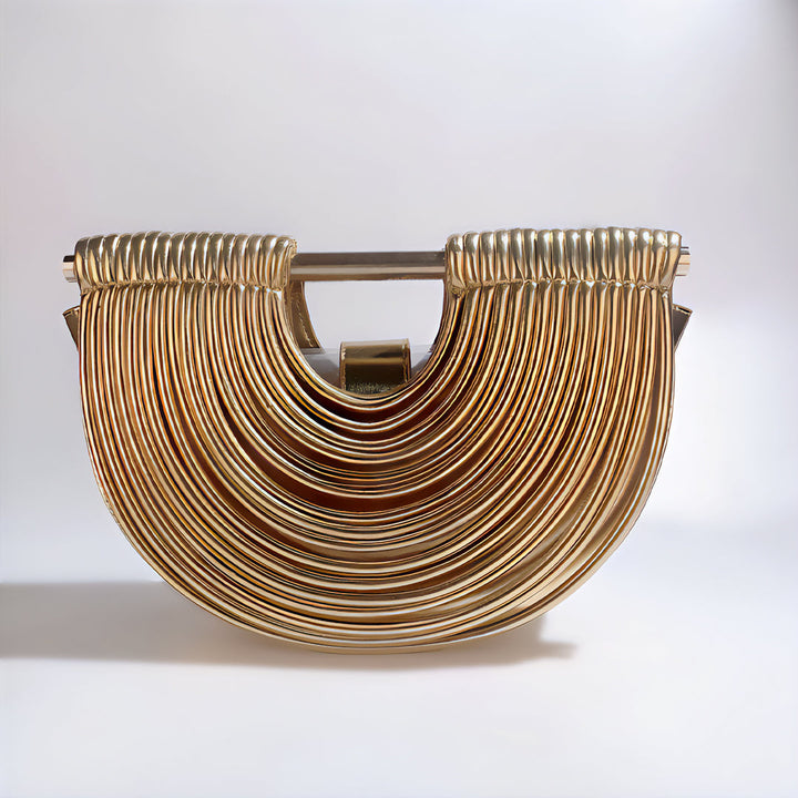 IRENE - BOLSO ESCULTURAL METÁLICO