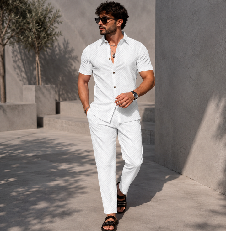 ANGEL | CONJUNTO PREMIUM TEXTURIZADO DE VERANO