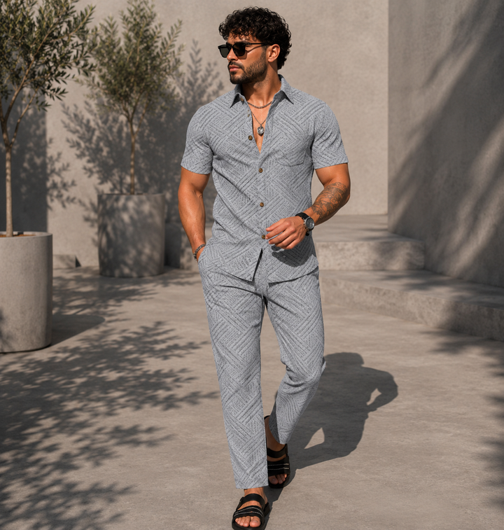 ANGEL | CONJUNTO PREMIUM TEXTURIZADO DE VERANO