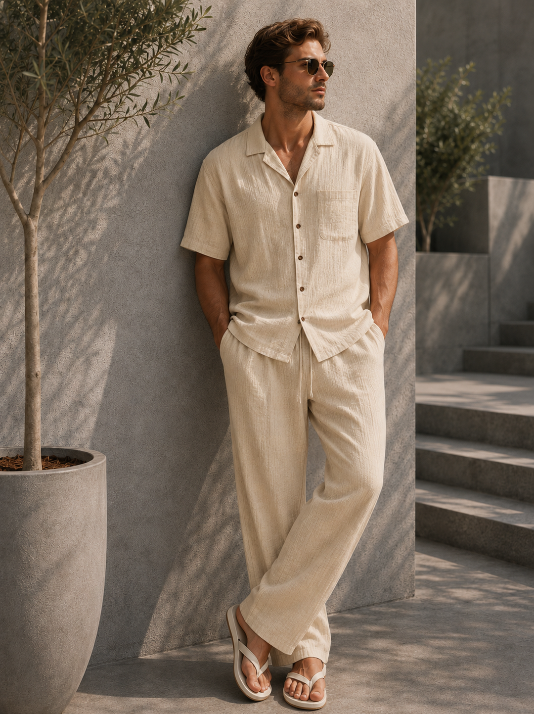 CARLOS | CONJUNTO PREMIUM DE LINO PARA EL VERANO