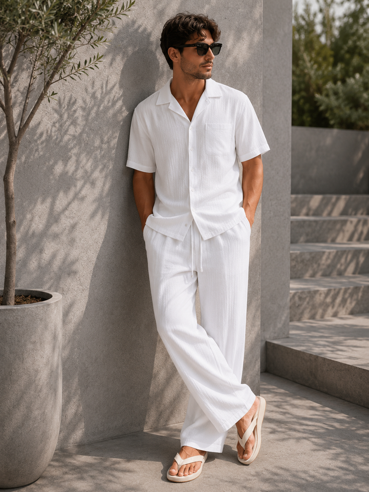 CARLOS | CONJUNTO PREMIUM DE LINO PARA EL VERANO