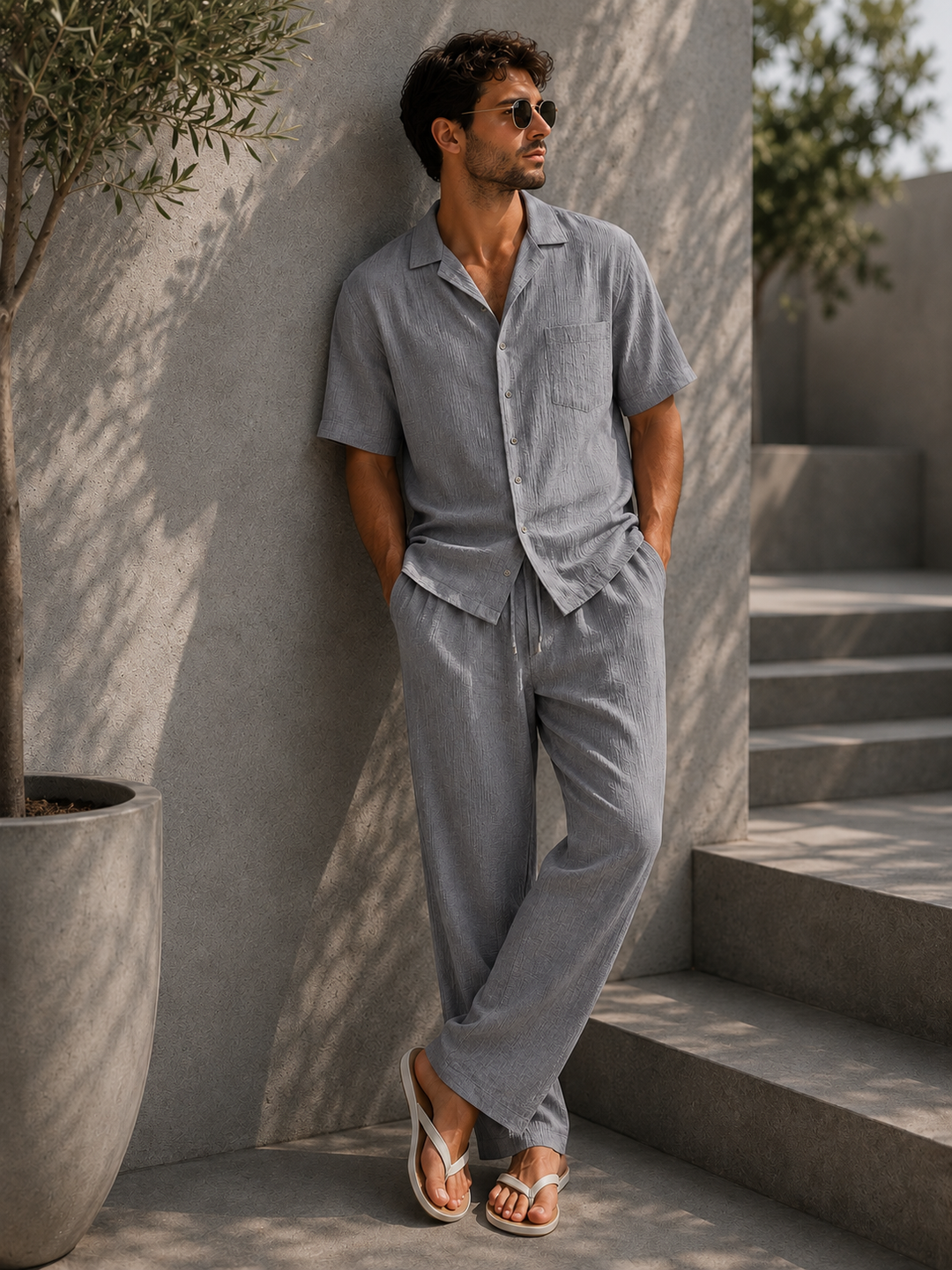 CARLOS | CONJUNTO PREMIUM DE LINO PARA EL VERANO