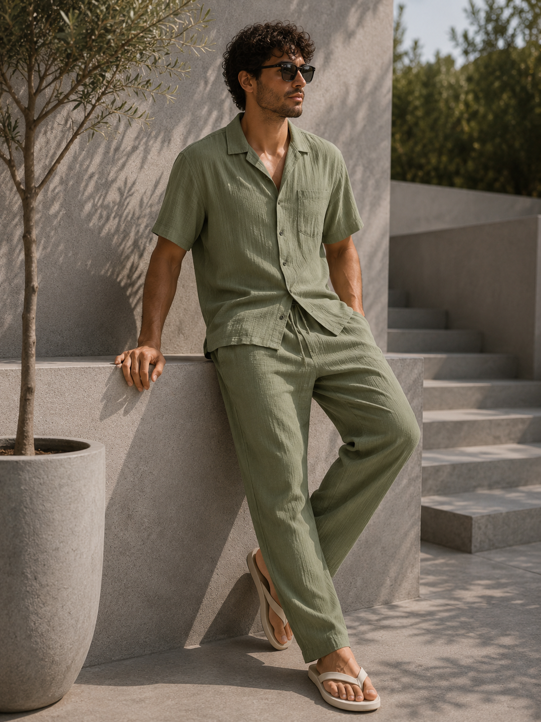 CARLOS | CONJUNTO PREMIUM DE LINO PARA EL VERANO