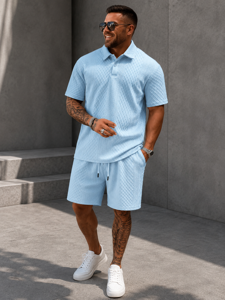 ADRIAN · CONJUNTO JACQUARD RESORT