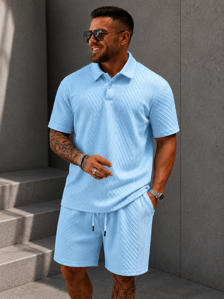 ADRIAN · CONJUNTO JACQUARD RESORT