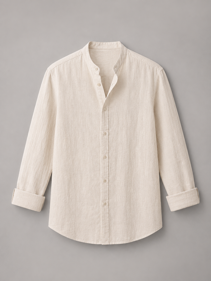 JOAQUIN | CAMISA PREMIUM DE ALGODON Y LINO ESSENTIAL