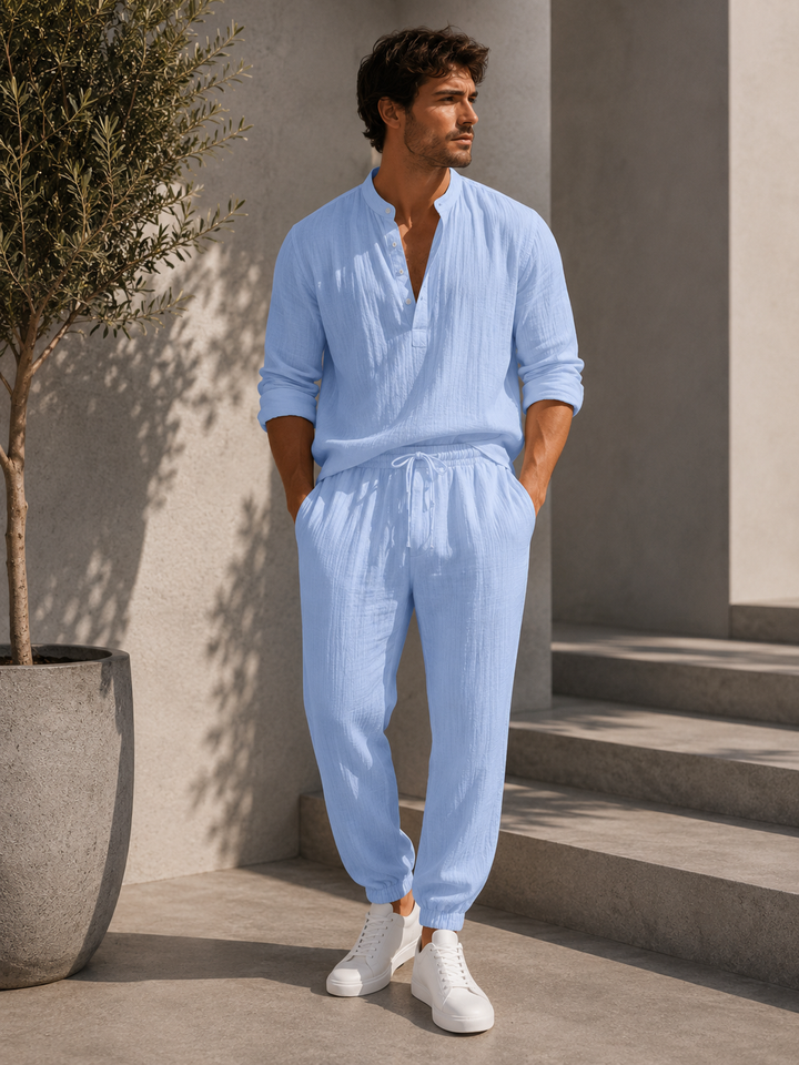 JUAN | CONJUNTO PREMIUM DE LINO Y ALGODON