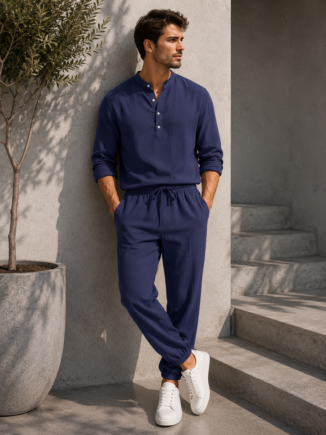 JUAN | CONJUNTO PREMIUM DE LINO Y ALGODON