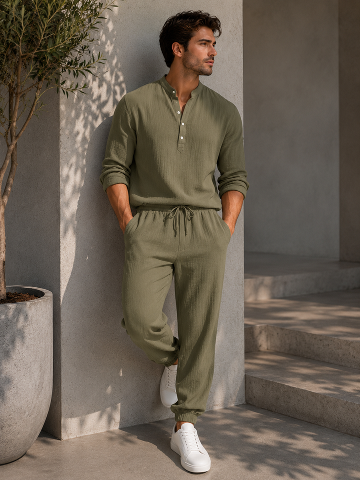 JUAN | CONJUNTO PREMIUM DE LINO Y ALGODON