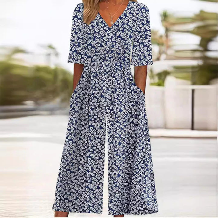 VALERIA - MONO ELEGANTE DE PIERNA ANCHA