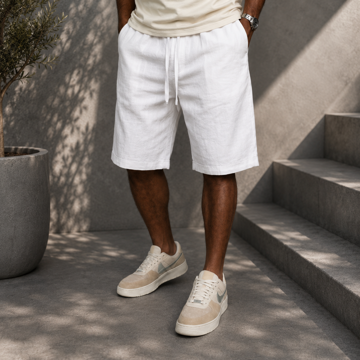 OLIVER · SHORT DE LINO RESORT