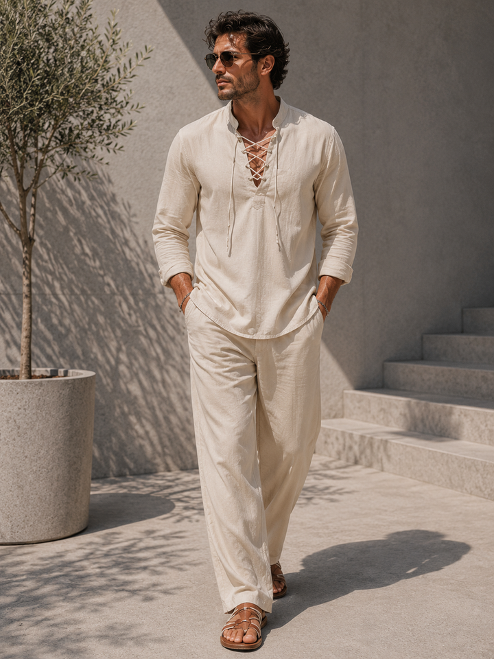 RAUL | CONJUNTO PREMIUM DE LINO Y ALGODÓN