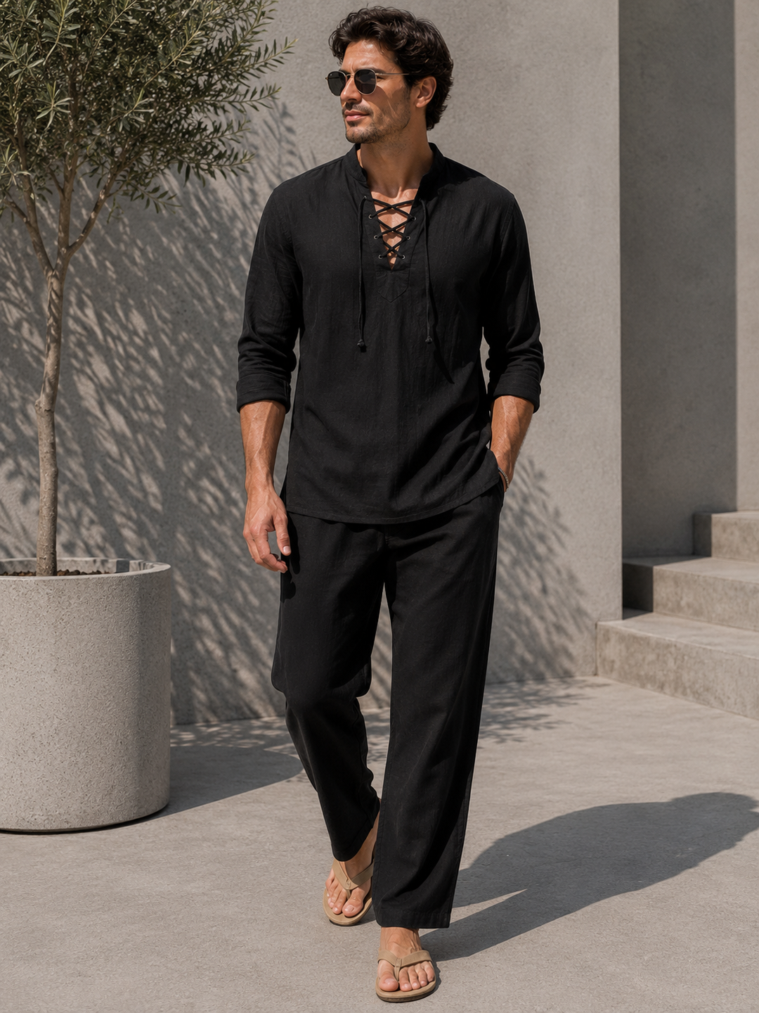 RAUL | CONJUNTO PREMIUM DE LINO Y ALGODÓN