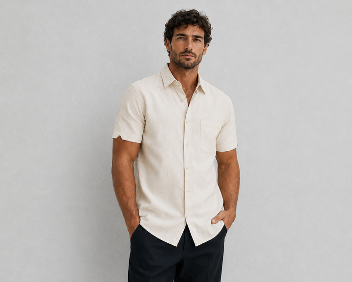 RUBEN | CAMISA PREMIUM DE LINO Y ALGODON