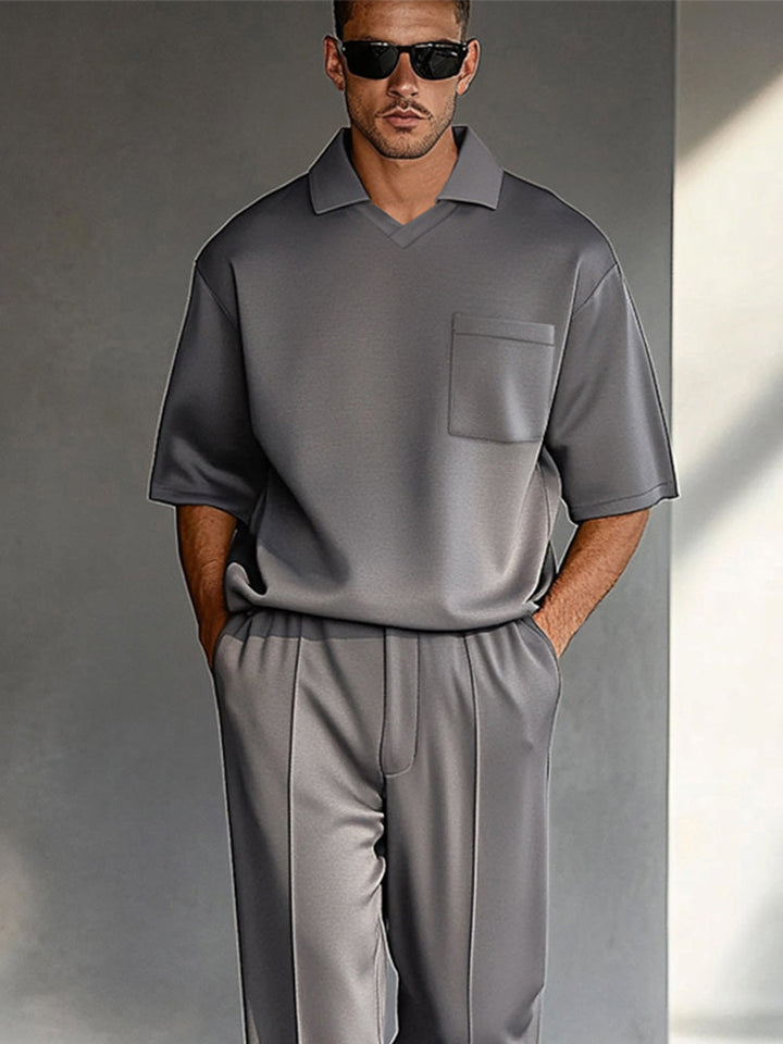 Classic Elegance Shirt Pants Set