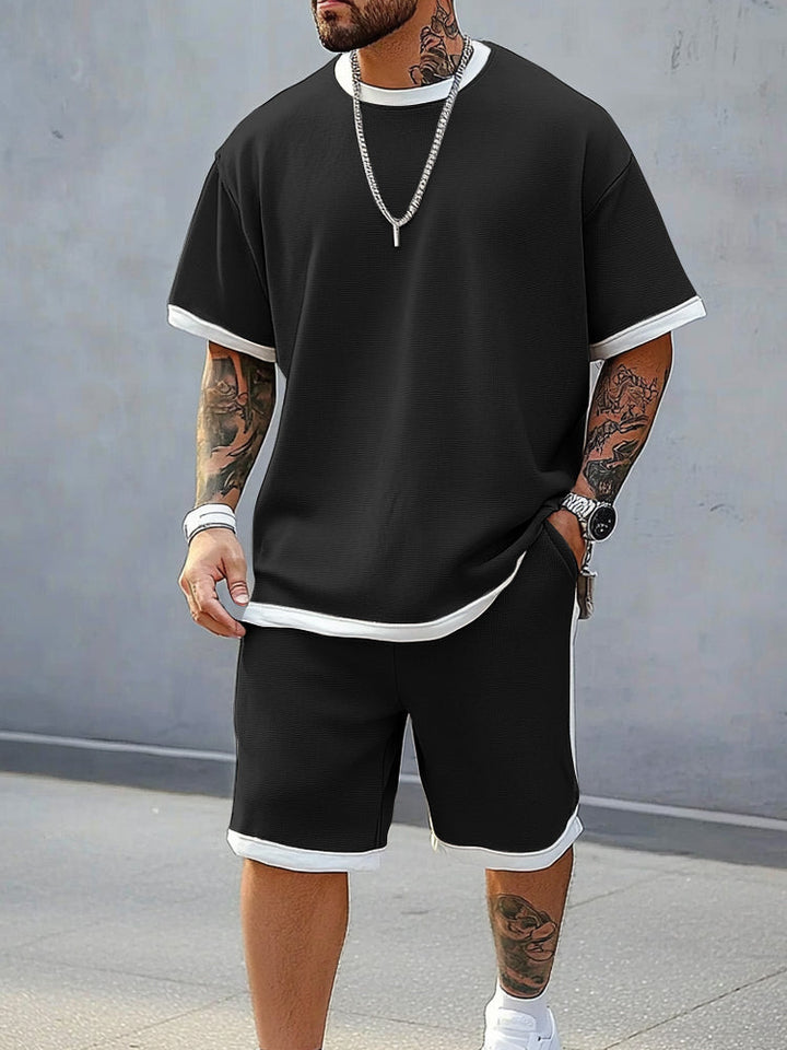 Premium Comfort Colorblock Athleisure Set