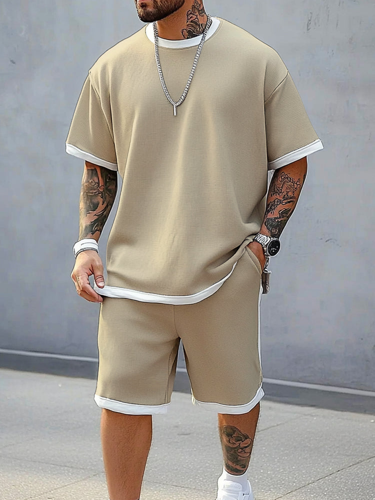 Premium Comfort Colorblock Athleisure Set