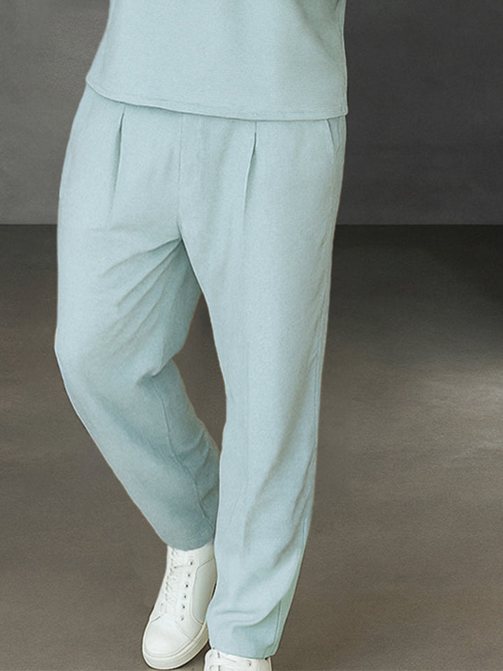 Practical Casual Shirt Pants Matching Set