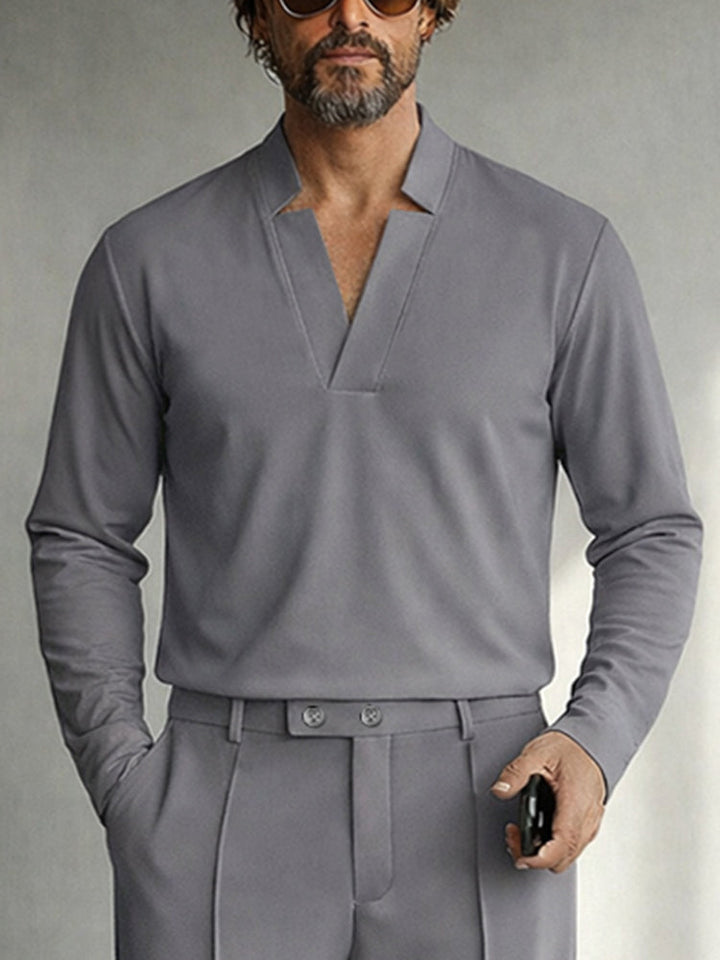 Semi Formal V-neck Top and Pants Set