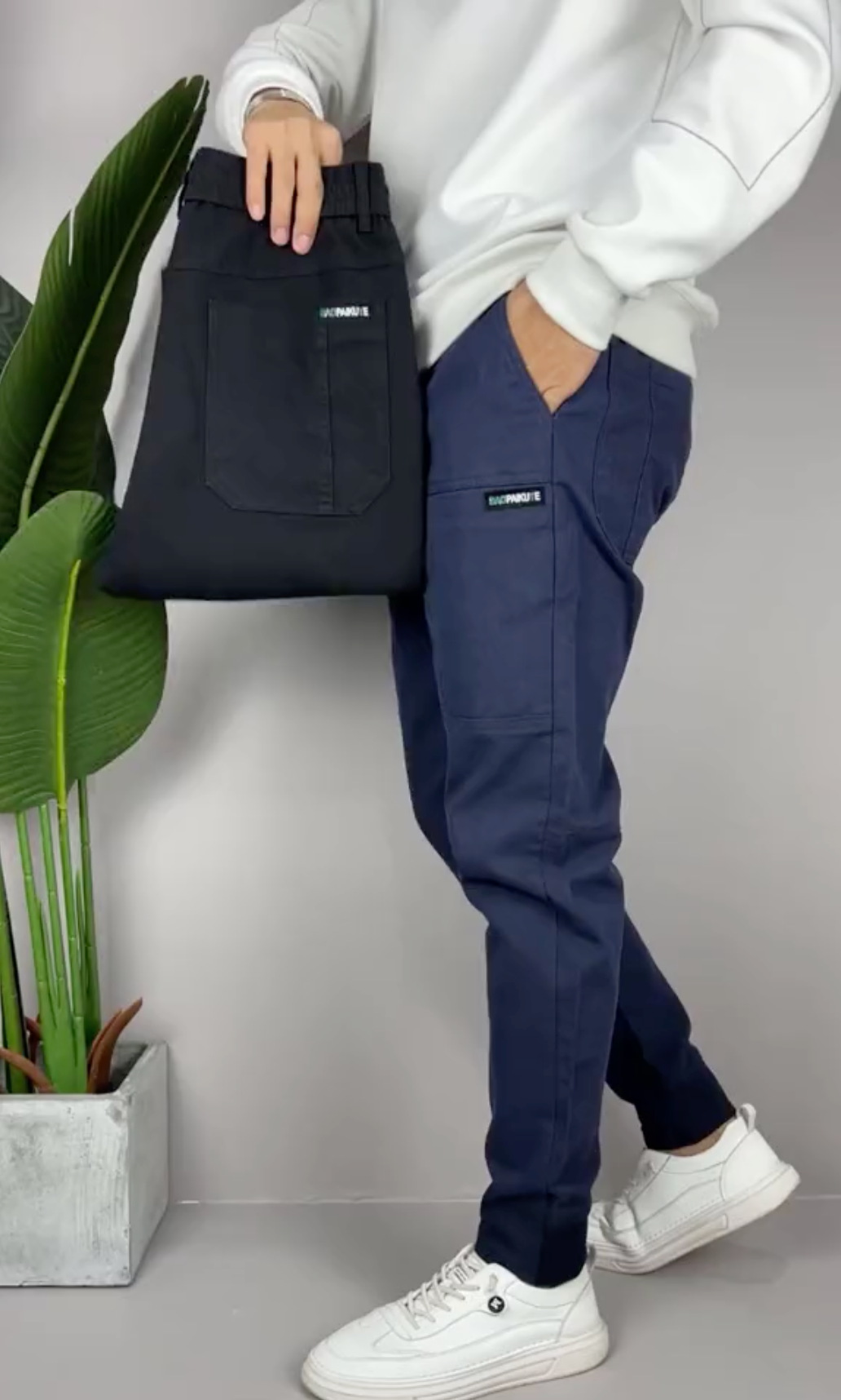 ANTONIO - PANTALÓN CARGO ELÁSTICO PREMIUM