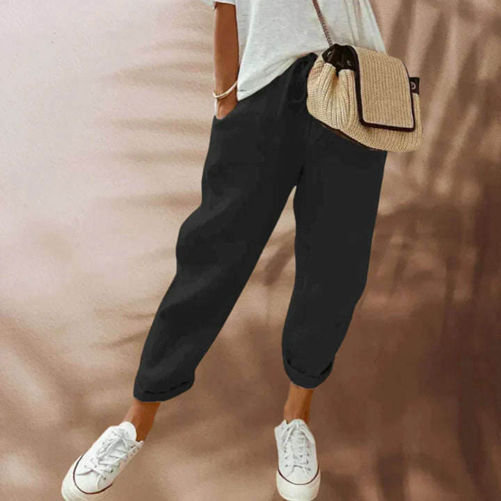 VALERIA - PANTALÓN DE LINO LIGERO