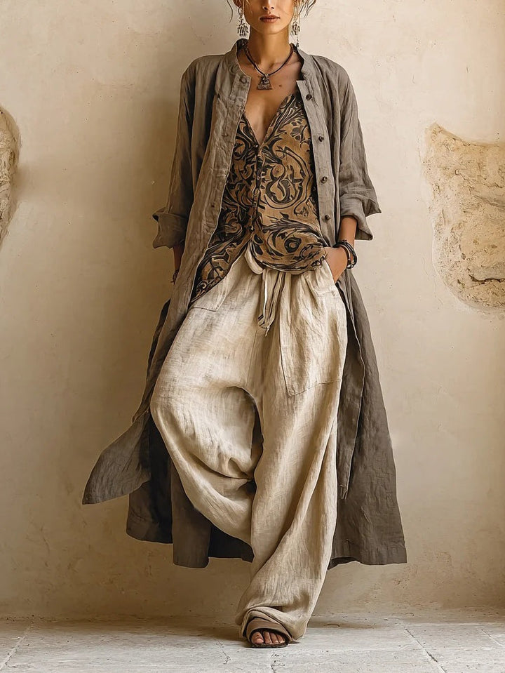 ARACELI - CONJUNTO BOHO 3 PIEZAS