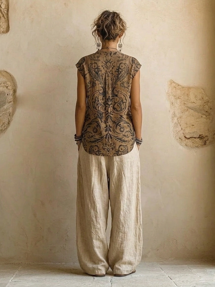 ARACELI - CONJUNTO BOHO 3 PIEZAS
